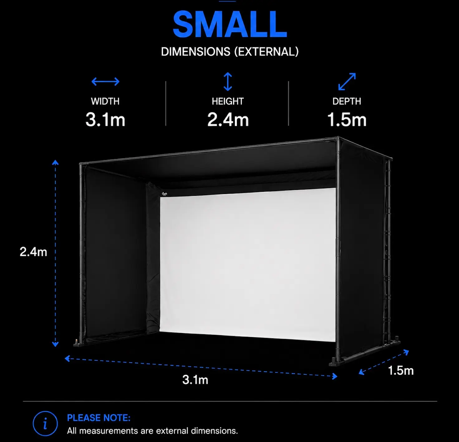 Small Golf Enclosure