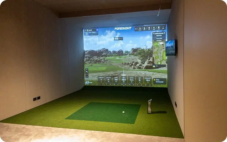 How much space do you really need for a golf simulator?
